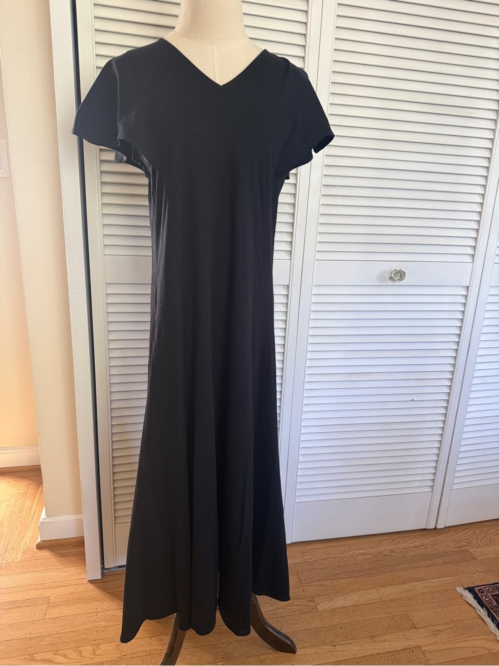 Cos Black V-Neck Women's Dress